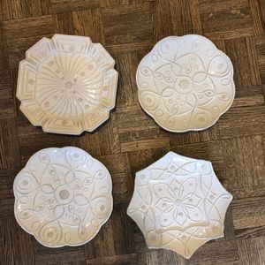 Juliana jardins du monde dessert plates